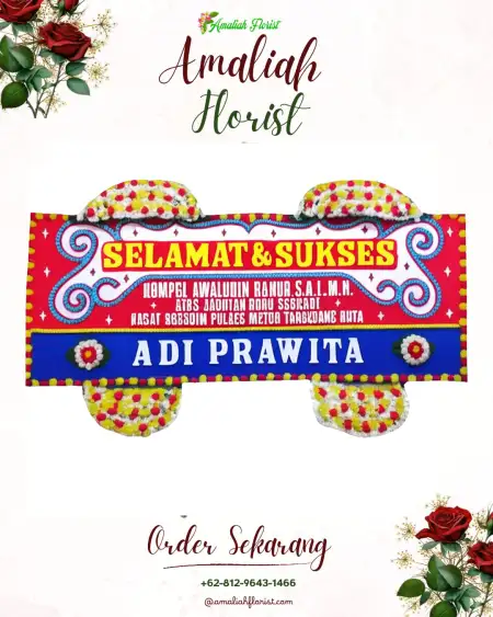 Papan Bunga Ucapan Selamat Tikala Ares